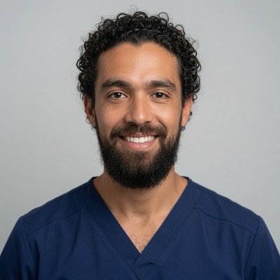 Aldo Mata, MVZ, on the veterinary team at Hannah Pet Hospital